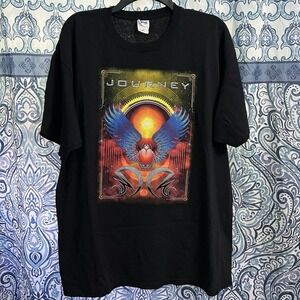 Men's 2012 Journey Double-Sided Black Tour T-Shirt | Size L
